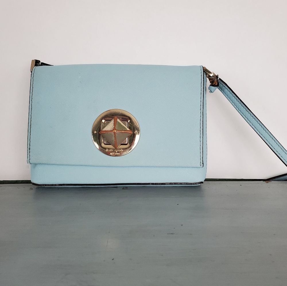 Cross Body Light Blue Kate Spade Purse